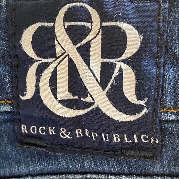Rock & Republic Denim Berlin Cropped Super Skinny Jeans - Picture 13 of 16